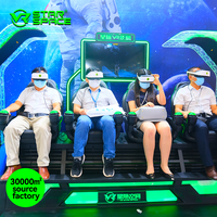 Simulateur de casques de plate-forme de cinéma et de VR fabricant 4 sièges VR projet de jeu de théâtre 9D réalité virtuelle 5D cinéma VR Star Space