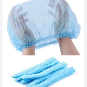Bonnet chirurgical jetable non tissé à double élastique, <span class=keywords><strong>filet</strong></span> à cheveux, bonnet bouffant médical, chapeau jetable - Product Image 4