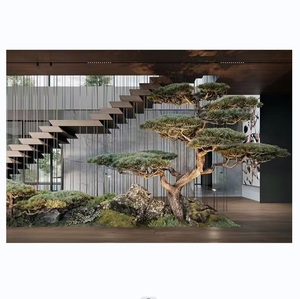 Personnaliser 3m de hauteur grand intérieur extérieur arbre artificiel cyprès pin arbre bonsaï pour la décoration de jardin et de paysage - Product Image 1