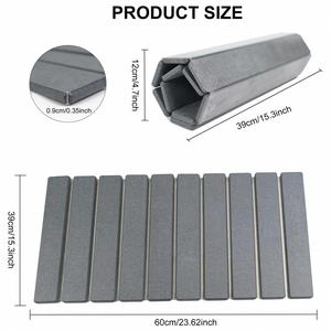 <b>Foldable</b> Fast Water Drying Super Absorbent Non-Slip Diatomaceous Diatomite Earth <b>Bath</b> Mats Stone <b>Bath</b> Mat for Bathroom - Product Image 2