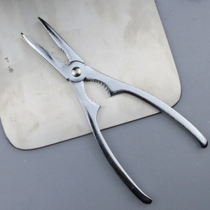 Nutcracker Metal Crab Claw Seafood Tool Silver 17x4.2x0.8 Cm For Kitchen Use - Product Image 2