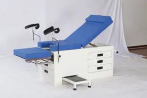 Luxury Obstetric Bed With Drawers And Battery And Plug Hospital Delivery Bed