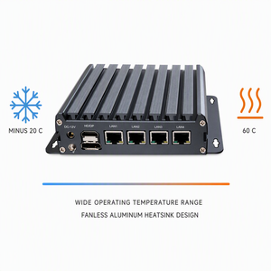 Mini <span class=keywords><strong>PC</strong></span> Industrial con 4 Puertos LAN <span class=keywords><strong>2</strong></span>.5G POE N100 N305, 5 COM, 8 GPIO, DDR5, Router, Firewall, Gateway, SIM 4G, Amplio Rango de Temperatura, X86 - Product Image 6