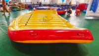 Plateforme flottante gonflable remorquable personnalisée de haute qualité Aoqile, très vendue, pour les événements sportifs nautiques en plein air