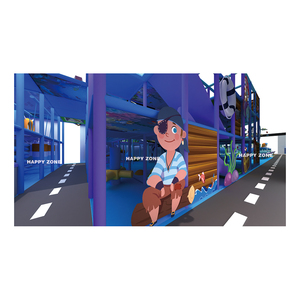 Toboganes Gigantes de Diversión, Equipo de Juegos Interior, Serie Océano, Estructura de Juego Infantil de Plástico con Certificación ASTM, Laberinto Multinivel - Product Image 4