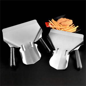 Espátula <span class=keywords><strong>para</strong></span> <span class=keywords><strong>Papas</strong></span> <span class=keywords><strong>Fritas</strong></span> de Acero Inoxidable con Mango de Silicona Antideslizante, Ligera, Sostenible y Apta <span class=keywords><strong>para</strong></span> Lavavajillas - Product Image 2