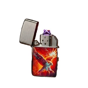 France Wholesale Rechargeable USB Cigarette <b>Lighter</b> <b>Windproof</b> Coil Slim Portable Pen Design Smoking Bar - Product Image 5