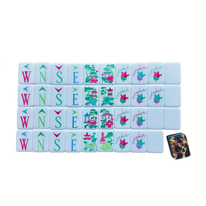 Amerikaanse Mahjong-set met 166 tegels inclusief Jokers, officiële Amerikaanse wedstrijdregelelementen voor een entertainmentspel voor vier spelers - Product Image 5
