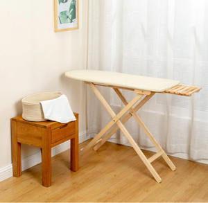 Planche <span class=keywords><strong>à</strong></span> <span class=keywords><strong>repasser</strong></span> en bois pliable de taille standard avec coussin en <span class=keywords><strong>mousse</strong></span> et housse en coton, couleur et logo personnalisables et conception détachable - Product Image 5