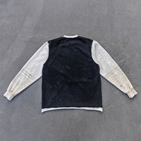 T-shirts en coton épais délavé style vintage personnalisés OEM Huili pour hommes, imprimés à l'écran, effet vieilli, manches longues, fabrication en usine