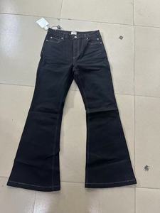 <span class=keywords><strong>Jeans</strong></span> da <span class=keywords><strong>Uomo</strong></span> Stile RICK Hip Hop Estivi, Gamba Larga e Svasata, Denim Nero alla Moda - Product Image 2