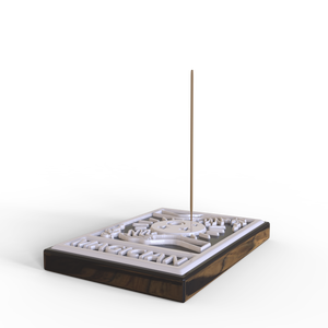 Losa de adivinación de cerámica cuadrada de diseño personalizado a granel, soporte de captura de cenizas, bandeja, plato de porcelana, tarot, quemador de palo de incienso <span class=keywords><strong>mago</strong></span> - Product Image 5