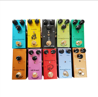 SMS Vintage Phase Compression Distortion Digital Delay Mini Guitar Effects Pedals New Stringed Instruments Parts Accessories
