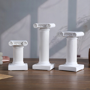 Artes Místicas, Columna Romana Blanca de Estilo Griego Europeo, Artesanía de Resina, Decoración para el Hogar, Escultura, Adorno, Estilo Nórdico, Accesorio de Fotografía - Product Image 1