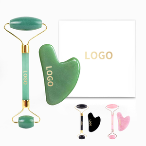 <span class=keywords><strong>Rouleau</strong></span> <span class=keywords><strong>de</strong></span> massage en quartz rose et <span class=keywords><strong>jade</strong></span>, ensemble Gua Sha - <span class=keywords><strong>Rouleau</strong></span> facial en pierre en forme <span class=keywords><strong>de</strong></span> cœur pour raffermir la peau, pour les yeux et le corps - Product Image 4