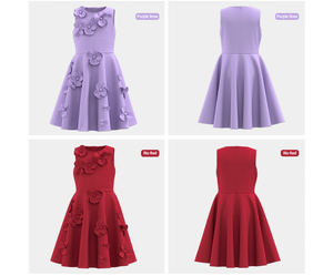 ชุดเดรสสำหรับเด็กผู้หญิงสำหรับงานเลี้ยงระดับไฮเอนด์และงานพิเศษ - Product Image 2