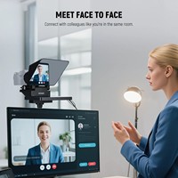 Neewer X11 Téléprompteur en aluminium 2-en-1 avec moniteur pour les interviews