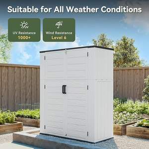 Boîte <span class=keywords><strong>de</strong></span> rangement extérieure, <span class=keywords><strong>armoire</strong></span> <span class=keywords><strong>de</strong></span> rangement intérieure en résine, armoires <span class=keywords><strong>de</strong></span> rangement extérieures étanches pour patio/<span class=keywords><strong>jardin</strong></span>/cour arrière - Product Image 1