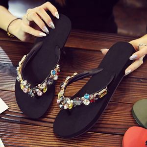 Dép nữ đế bằng đá pha lê - Product Image 2