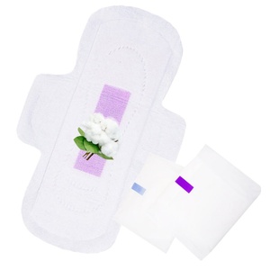 Nouvelles serviettes hygiéniques en coton avec ions négatifs, super absorbantes, pour femmes, avec ailettes, vente en gros - Product Image 2