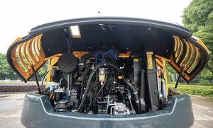 Mini-excavatrice Hyundai 80 d'occasion, 8 tonnes, sur chenilles, excellent état, avec moteur, boîte de vitesses, pompe et prix réduit, à vendre - Product Image 5