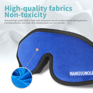 <span class=keywords><strong>Masque</strong></span> de <span class=keywords><strong>sommeil</strong></span> 3D pour enfants et adolescents, personnalisé en usine, <span class=keywords><strong>fantaisie</strong></span>, avec contour 3D, dessin animé, sangle élastique et logo brodé - Product Image 4