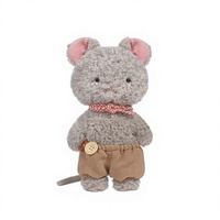 Peluche Mignonne Souris-Ours en Peluche Adorable Coussin Doux 31-50cm Rembourré en Fibre de Polyester pour l'Heure du Coucher, Parfait Cadeau d'Anniversaire