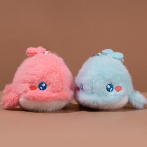 Lote al por mayor de fábrica: Muñecos de peluche de animales marinos de 5-15 cm para máquina de garras, colgantes de dibujos animados de medusas y pez payaso, llaveros - Product Image 4