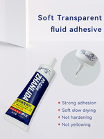 Zhanlida PP + PE 110ml Adhésif Clair Dur Forte En Plastique Modèle Adhésif Colle Ciment pour EVA EPE PVC PP PE ACRYLIQUE