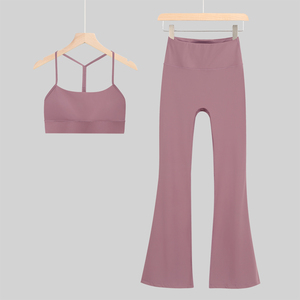 Nuevo Conjunto de Yoga Profesional para Mujer con Característica Transpirable Disponible en Diferentes Colores Logotipo Frontal Precio al por Mayor - Product Image 5