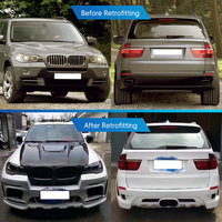 Kit carrosserie style Harman pour BMW X5 E70 (2006-2013) : pare-chocs avant, ailes, jupes latérales et pare-chocs arrière