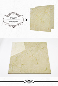 Carreaux <span class=keywords><strong>de</strong></span> sol en céramique effet marbre doré 800x800, antidérapants et résistants à l'usure, vente en gros, carreaux <span class=keywords><strong>de</strong></span> marbre pleine masse pour <span class=keywords><strong>salon</strong></span>, style européen moderne - Product Image 5