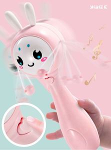Juguete musical educativo para recién nacidos, móvil para cuna, campana para cama infantil, chupete para bebés, mordedor de conejo para bebés, sonajero - Product Image 4