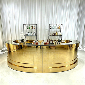 Luxury Event <strong>Portable</strong> Cocktail <strong>Bar</strong> Counter Outdoor Party Event <strong>Bar</strong> for Rental - Product Image 5