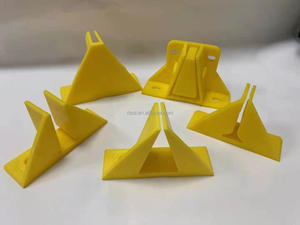 Support triangulaire jaune en plastique PP <span class=keywords><strong>pour</strong></span> poutre de plancher en fibre de verre FRP <span class=keywords><strong>pour</strong></span> système de plancher à lattes <span class=keywords><strong>pour</strong></span> bétail - Product Image 4