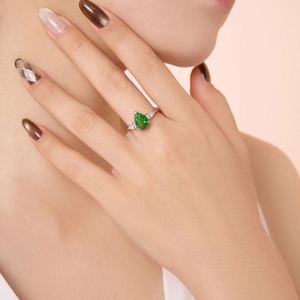 Dylam Vintage Cocktail <b>Rings</b> 925 Silver Shiny Green 8A Crushed <b>Iced</b> Out Cut Zirconia with 5A CZ Women Fine Jewelry Promise <b>Rings</b> - Product Image 5