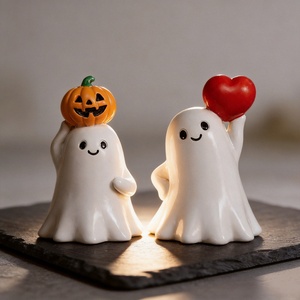Figurine de fantôme d'Halloween, mini-statue, décorations de table, effrayantes, pour fête, maison, bureau, intérieur, décorations de fête - Product Image 5
