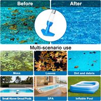 Aspirateur de piscine sans fil rechargeable, nettoyeur de piscine portatif pour spas, petites piscines et spas