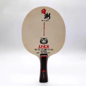 SUPER KAISER treinamento sem borracha ping pong paddle 5 ply madeira pura raquete de tênis de mesa lâmina