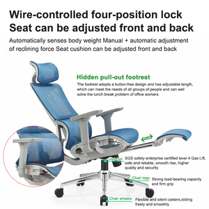 <span class=keywords><strong>High</strong></span>-<span class=keywords><strong>End</strong></span> série luxo moderno ergonômico escritório cadeira com braço ajustável conforto alta volta malha design para o uso do computador trabalho - Product Image 5