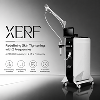 Appareil professionnel XERF pour le raffermissement de la peau, appareil facial à double fréquence, soin raffermissant pour un éclat radieux