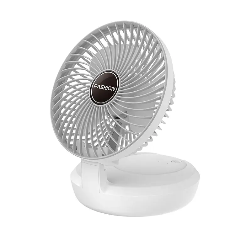 2024 nuevo ventilador de mesa plegable portátil recargable Usb 6 pulgadas pequeño mini ventilador de pared inalámbrico para oficina escritorio coche hogar