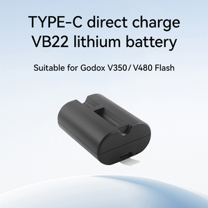 Di alta qualità di tipo C carica diretta VB22 Pro <span class=keywords><strong>batteria</strong></span> al litio 2200mAh per Godox V350 / V480 Flash, certificata CE - Product Image 2