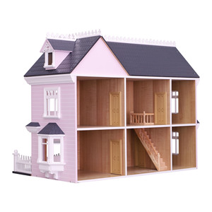 Элегантный кукольный домик игрушки Suite деревянный дял <span class=keywords><strong>18</strong></span>-дюймовой куклы дом мебель Новый Шанхай для детей W06A232 принт мульташной Минни зеленый игрушки «сделай сам» - Product Image 4