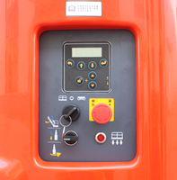 Plateforme de travail aérien électrique à mât télescopique de 11,2 m avec nacelle rotative 345° pour 2 personnes |   avec certification CE |   Batterie 24V 240Ah