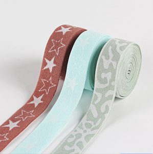 Custom Multi Colors Double Letter <strong>Print</strong> <strong>Jacquard</strong> <strong>Webbing</strong> Elastic Waist Belt Underwear Elastic Strap Elastic Band for Sports Bra - Product Image 6