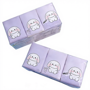 <strong>Pocket</strong> Tissue Virgin Wood Pulp Eco-friendly Soft Comfortable Facial Tissues Resistant Tearing, 12.5gx5ply, 205*205mm - Product Image 1