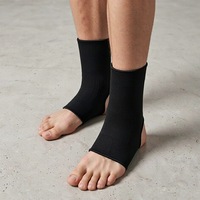 Protège-cheville personnalisé en tricot avec rembourrage en mousse élastique, manchon de protection respirant pour le Muay Thai, le Kickboxing et l'entraînement en dojo (vente en gros)