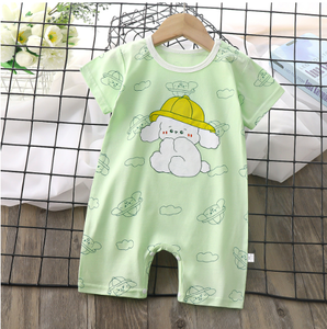 Nuevo <span class=keywords><strong>Mono</strong></span> <span class=keywords><strong>de</strong></span> Verano para Bebés, Versión Coreana, Delgado, <span class=keywords><strong>de</strong></span> Manga Corta, para Gatear, <span class=keywords><strong>de</strong></span> Algodón Puro - Product Image 4