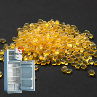 Colle thermofusible de haute qualité PSA PUR EVA Polyoléfine pour l'isolation thermique des réfrigérateurs, la mousse PU et la lamination de feuilles.